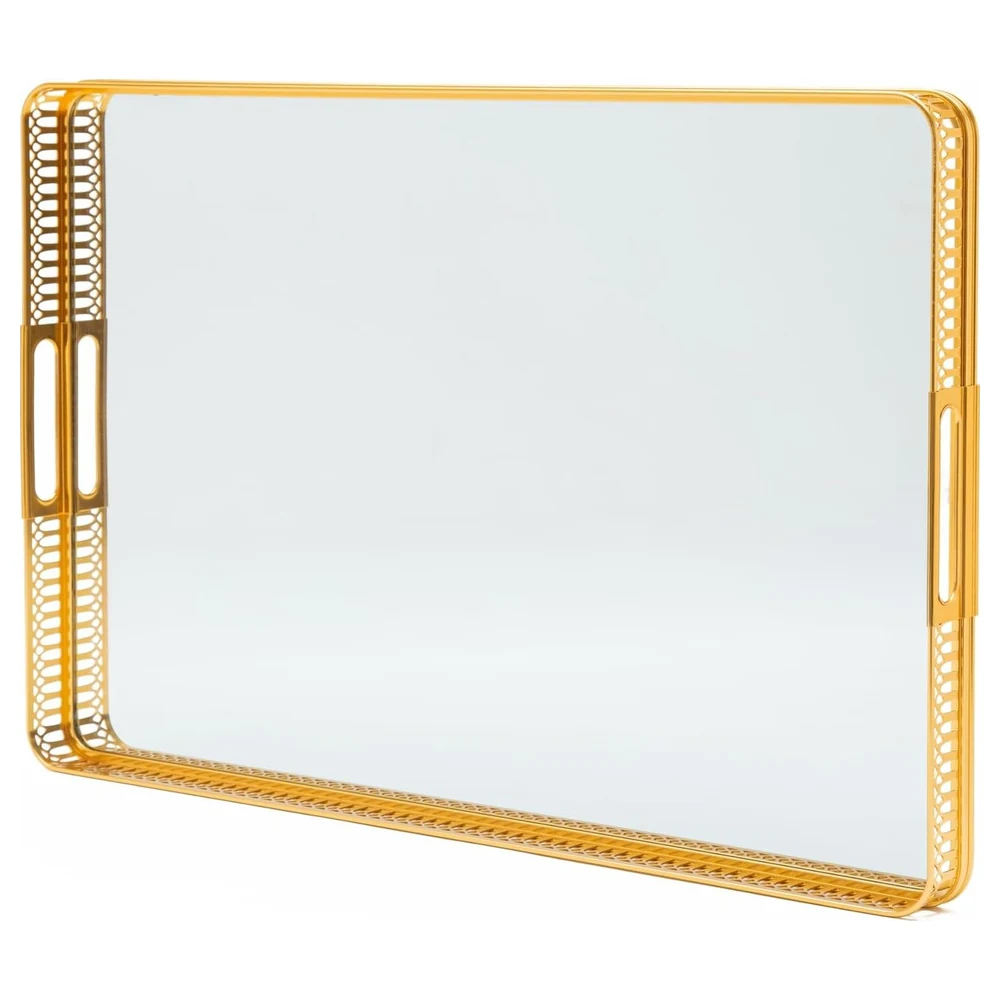 Zolten Silver Plated Rectangular Serving Tray, 40 cm - ZL2013867 - Image 2