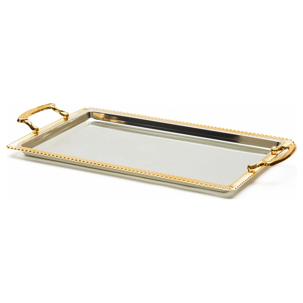 Zolten Silver Plated Rectangular Serving Tray, 50 cm - ZL2013919 - Image 2