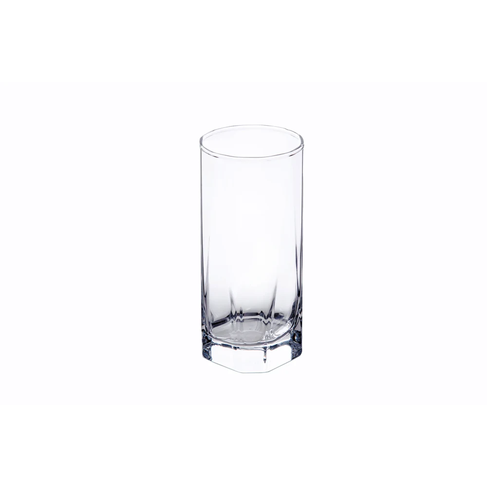 Taliona Exquisite Octagon 6-Piece Clear Glass Tumbler Set 37 cl - C6911037