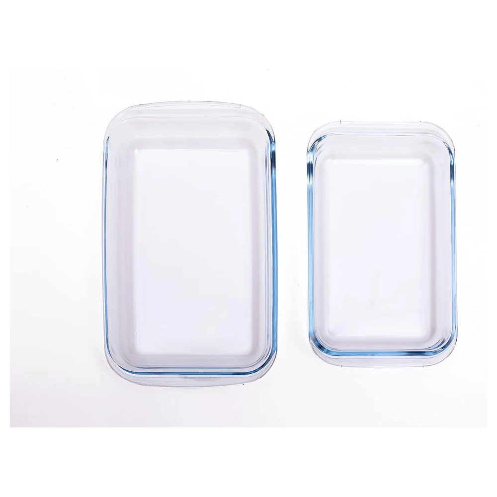 Taliona Rectangular Borosilicate Glass Bakeware 2-Piece Set 1 L & 1.6 L - TL2213524 - Image 4