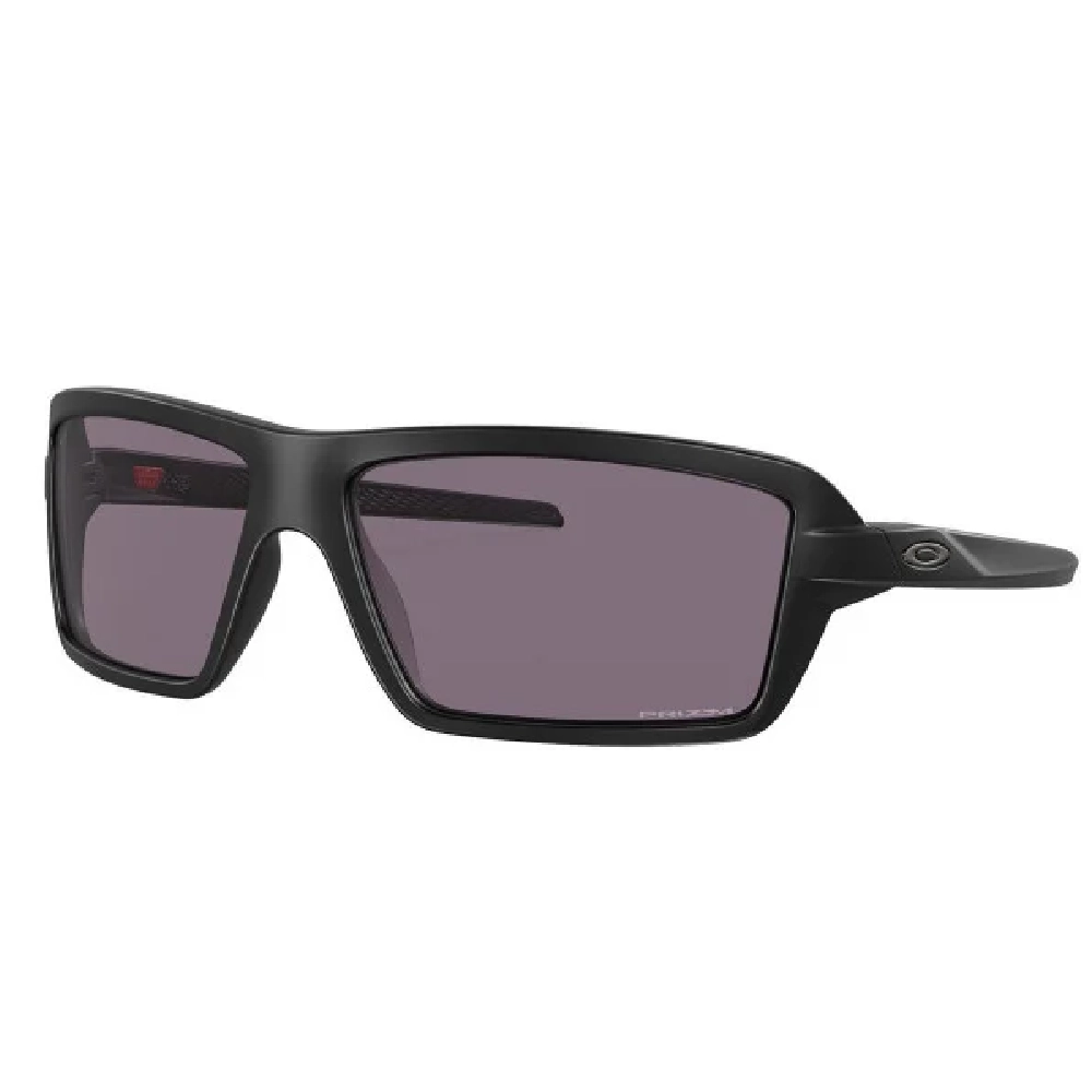 Oakley Men Gradient Grey Lens Sunglasses Full Frame Rectangular Shape 63-14-131mm Grey Plastic Frame CR39 Lens - OO91290163