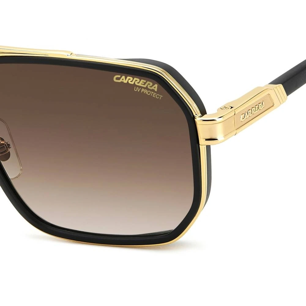 Carrera Mens UV Protected Rectangular Sunglasses, Black Brown Green Antireflex Lenses - C-1069-S-I46 - Image 2