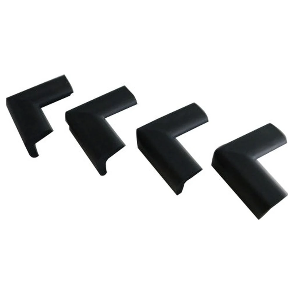 KidCo SecureStick Foam Corner Protectors 4 Pack, Black Adhesive Table Corner Guards with Soft Cushioned Foam - S381