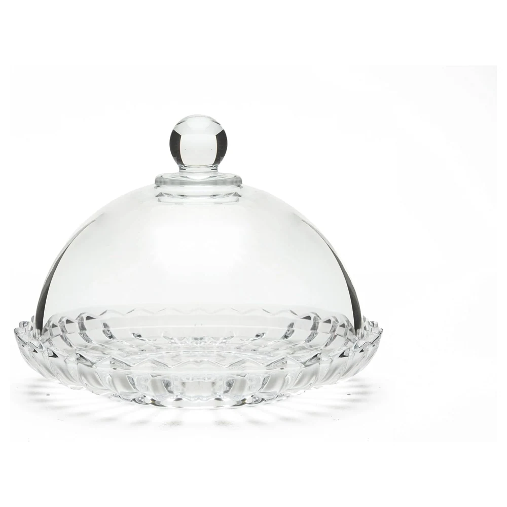Taliona Jeneva Clear Glass Cake Dome, Top Knob, 18 cm - C6913939 - Image 4