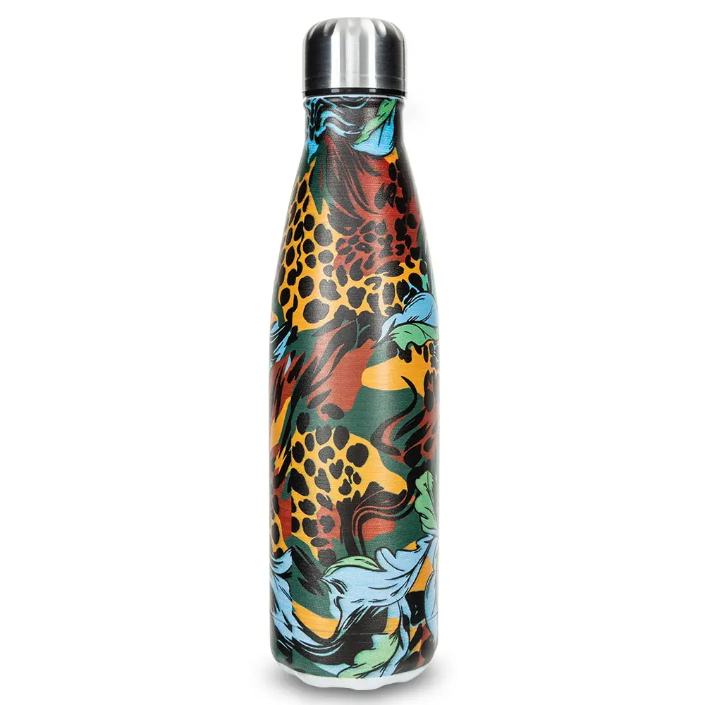 Hydrobrew Double Wall Stainless Steel Water Bottle Wild Tropic 500ml - HB_WBSS500PRN_ABMU - Image 2