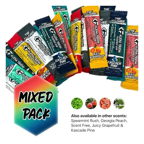 Klean Freak The Flusher Flushable Wipes 20 Pack, Biodegradable Plant Fibre, Alcohol Free, Aloe and Witch Hazel, Mixed Scents - FLMX20 - Image 3