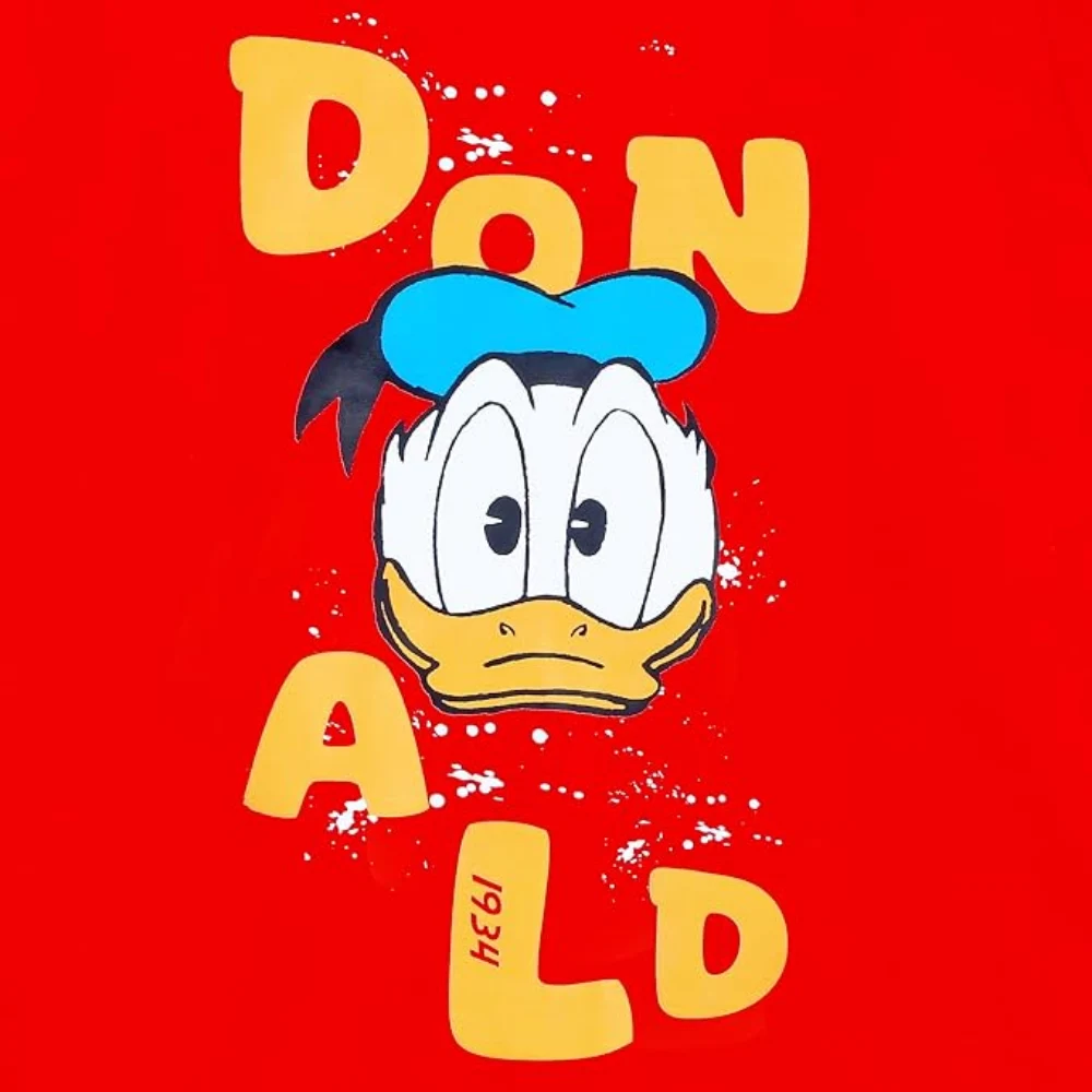 Disney Donald Duck Boys T-Shirt, 100 Percent Cotton, Crew Neck Short Sleeve, Casual Wear, 4-5 Years, Red - TU22632-4-5Y - Image 5