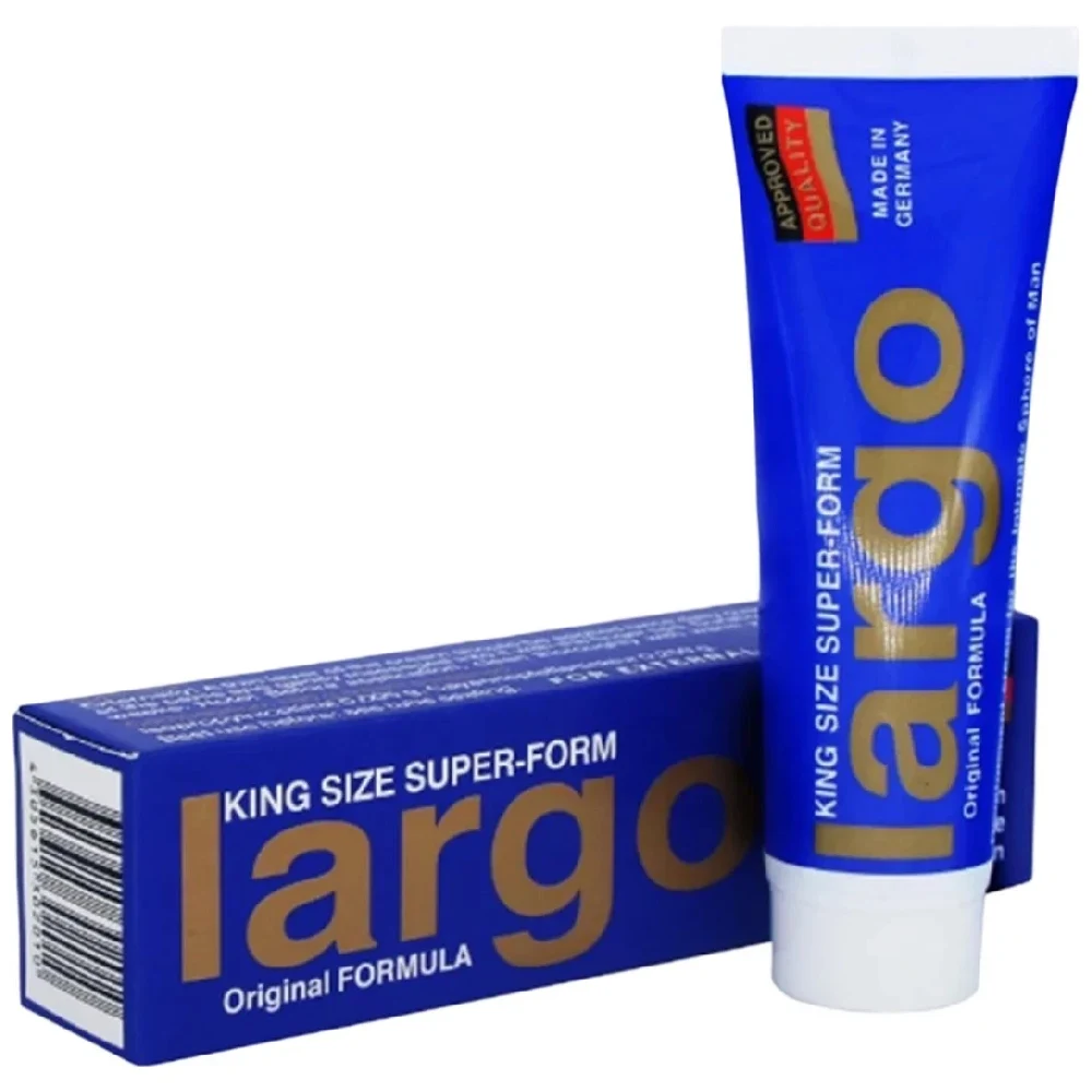 Largo King Size Super Form Enlargement Cream 50ml - Original Formula, Made in Germany, Intimate Development Cream for Men