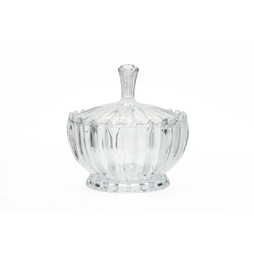 Taliona Jeneva Clear Glass Candy Dish, Top Knob, 15 cm - C6913934 - Image 2