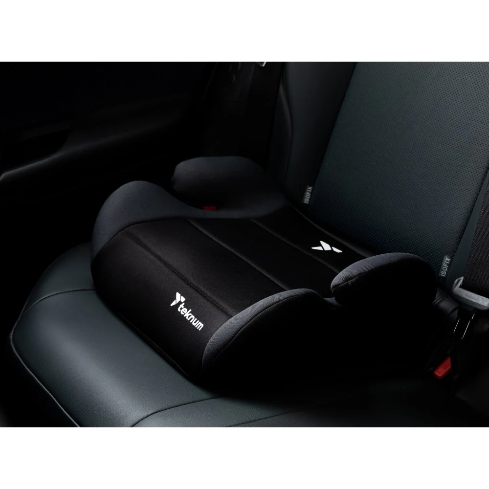 Teknum TK_CSB_BL Car Seat Booster Pluto, Black - Image 4