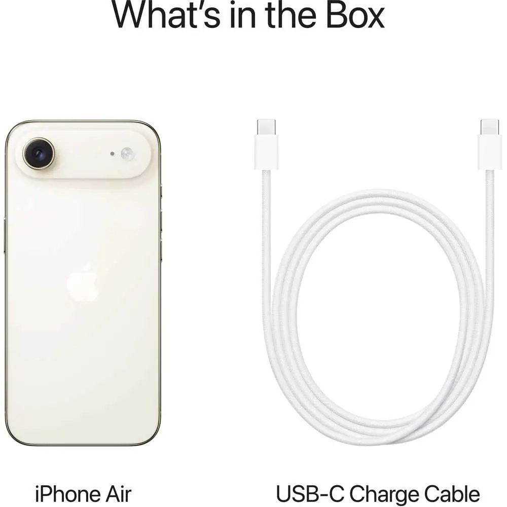 Apple iPhone Air 256GB 6.5-Inch ProMotion 120Hz A19 Pro 48MP Fusion Camera eSIM 5G iOS 26 Light Gold - TDRA Version - Image 7