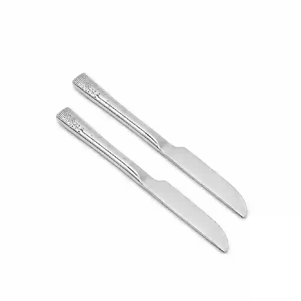 Zolten Aero Dishwasher-Safe Stainless Steel Table Knife Set 2-Piece - ZL0714521 - Image 2
