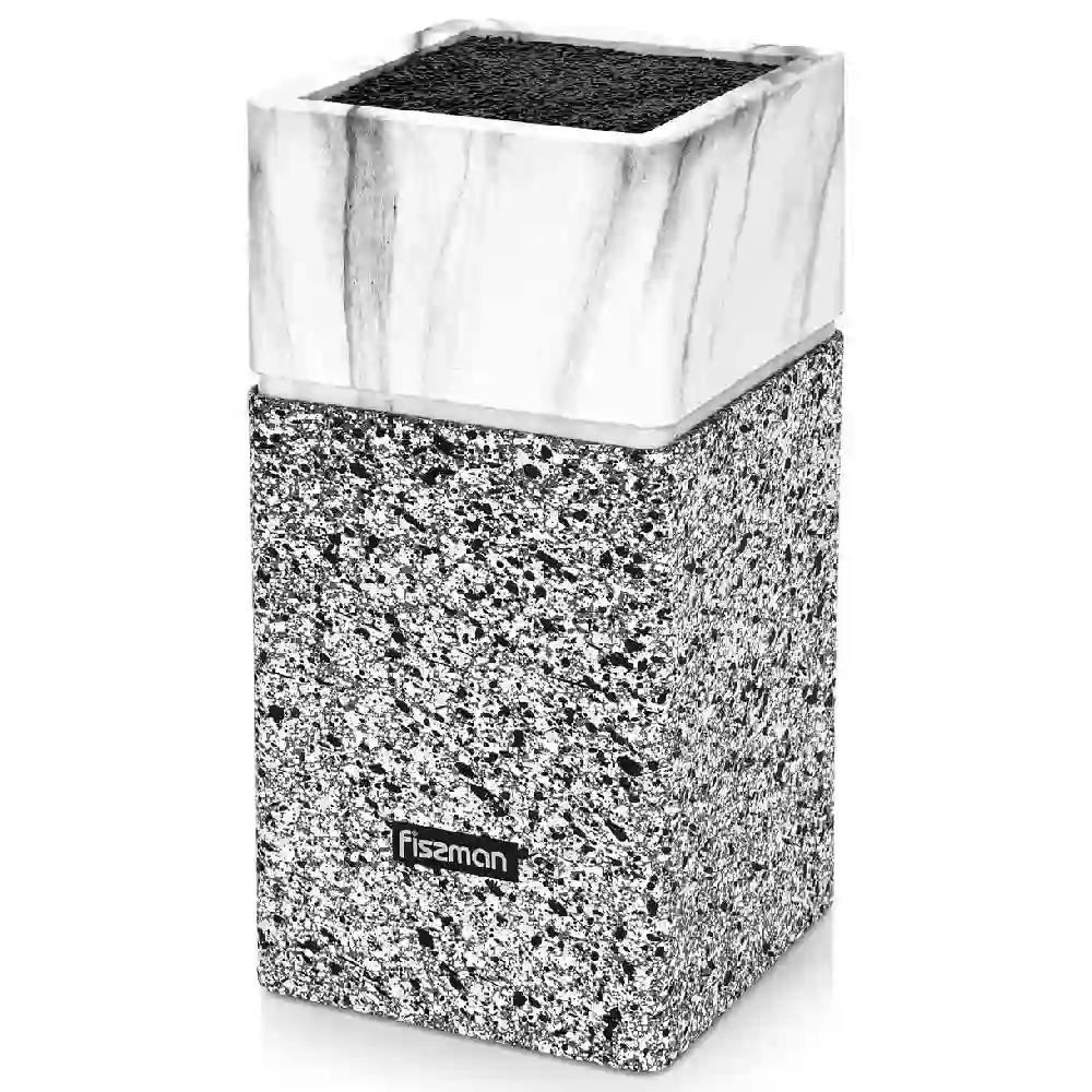 Fissman Knife Organizer Marble Plastic 11x11x22.8 cm - 12875