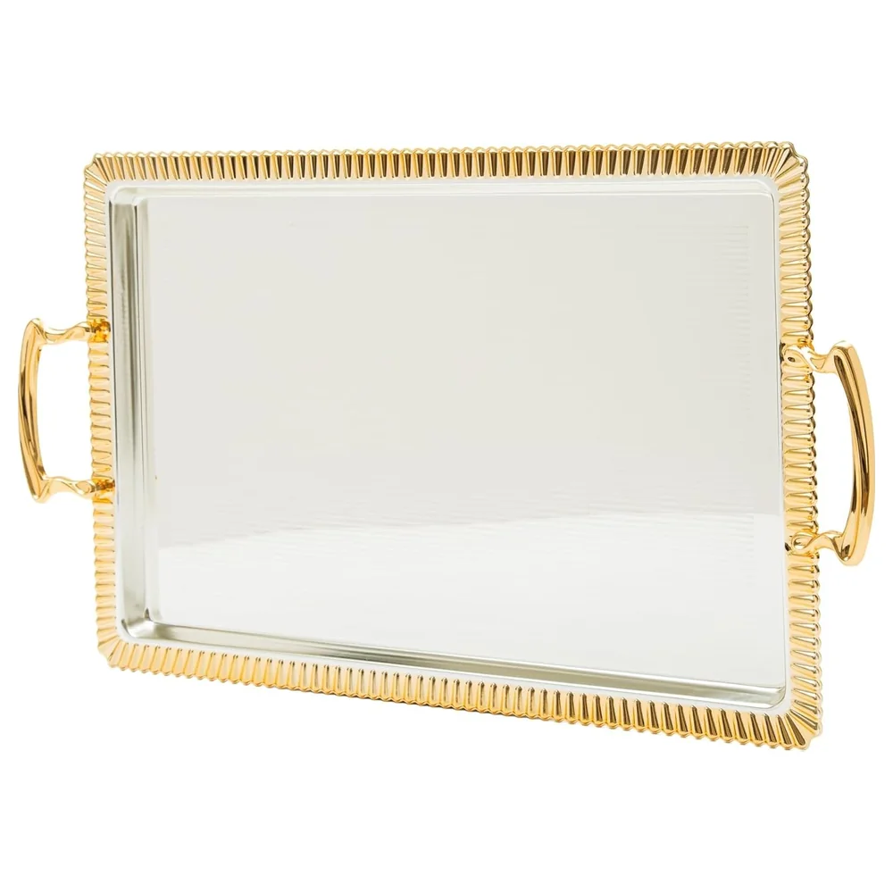 Zolten Silver Plated Rectangular Serving Tray, 42.5 cm - ZL2013920 - Image 3