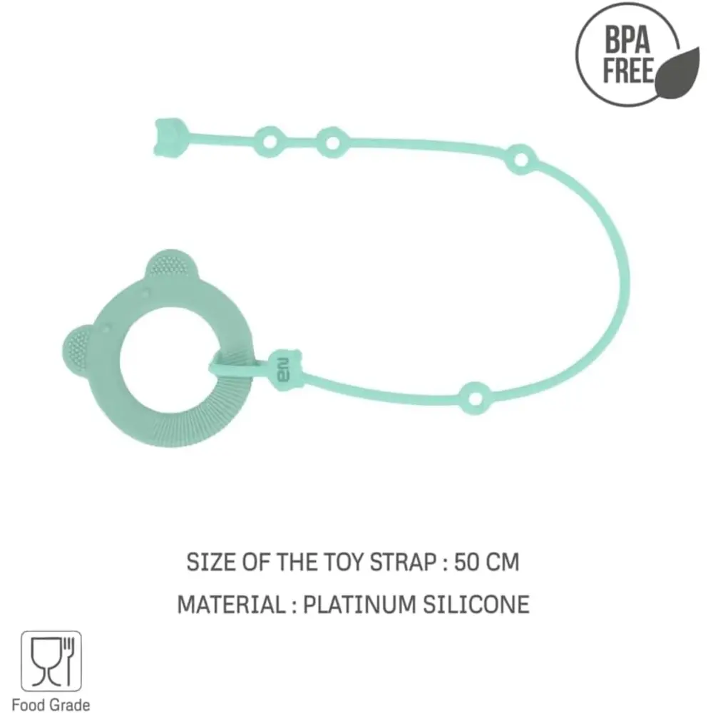Neobreez Silicone Strap For Pacifiers Toys Teethers And Bottles Pack Of 2 - NBR150 - Image 3