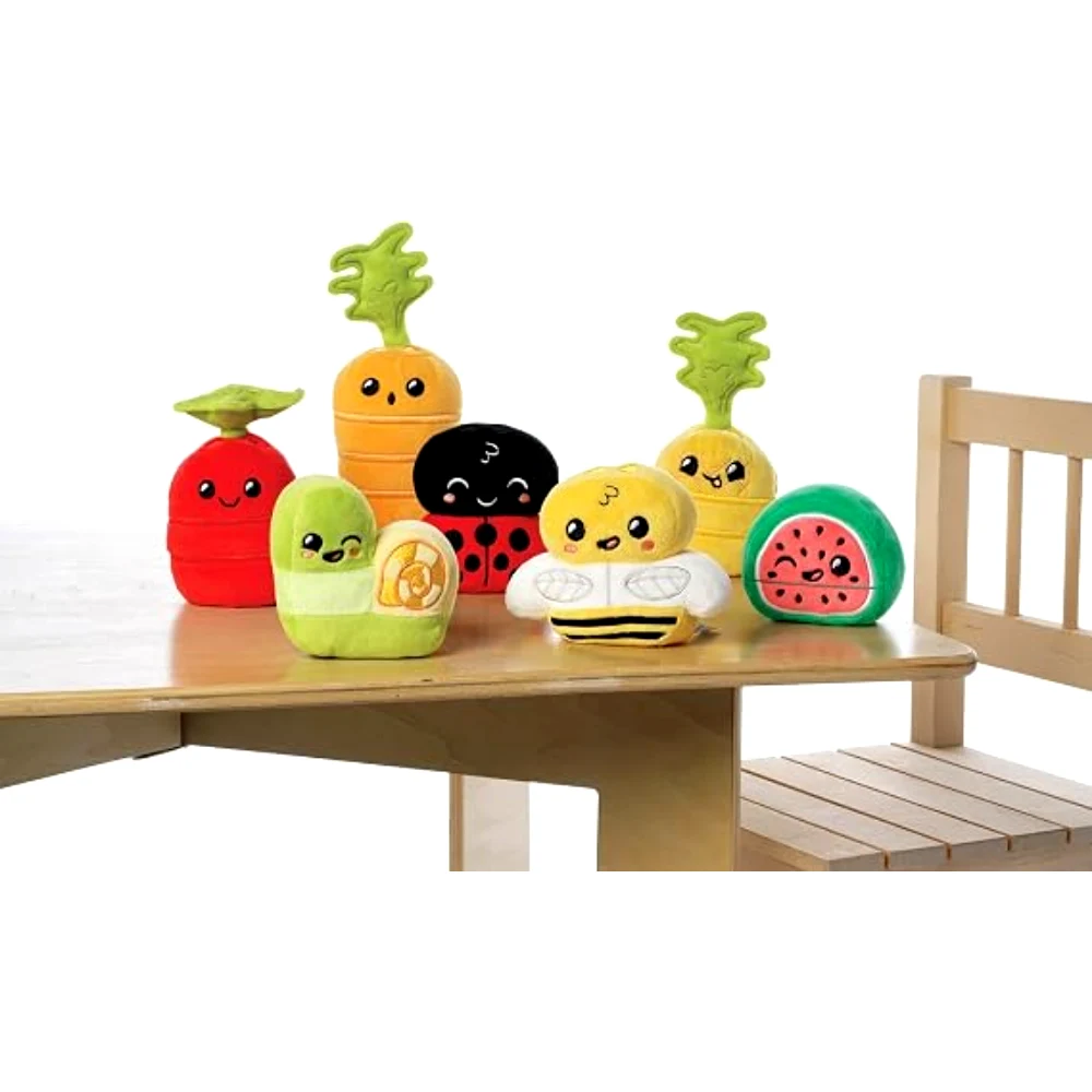 Manhattan Toys LEGO Duplo Watermelon Plush Character Toy, Soft Collectible Fruit Doll for Kids, Cute Room Decor, Gift for Boys & Girls, Stuffed Figure, Multicolour - 353820LL - Image 9