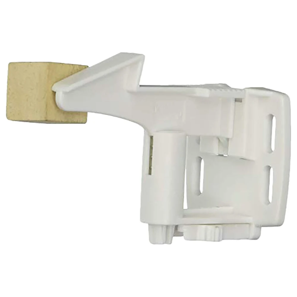 KidCo Spring Action Cabinet and Drawer Lock 4 Pack, Self-Relocking Child Safety Latch with Disengage Feature and Screw Mount, White - S337
