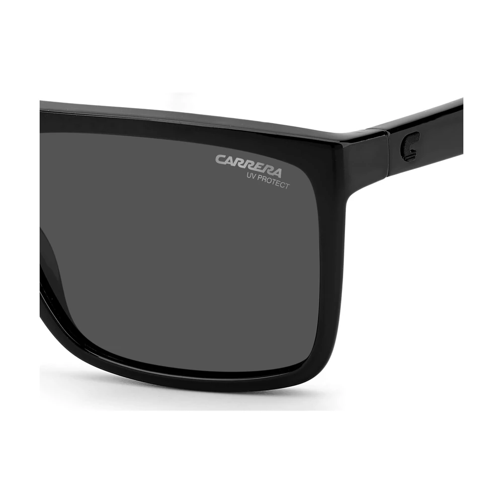 Carrera Mens UV Protected Rectangular Flat Top Sunglasses, Grey Lenses, Full Rim - C-8055-S-807 - Image 5