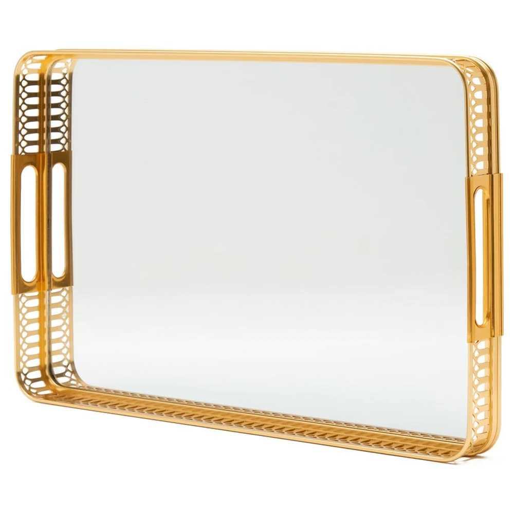 Zolten Silver Plated Rectangular Serving Tray, 56 cm - ZL2013865 - Image 3