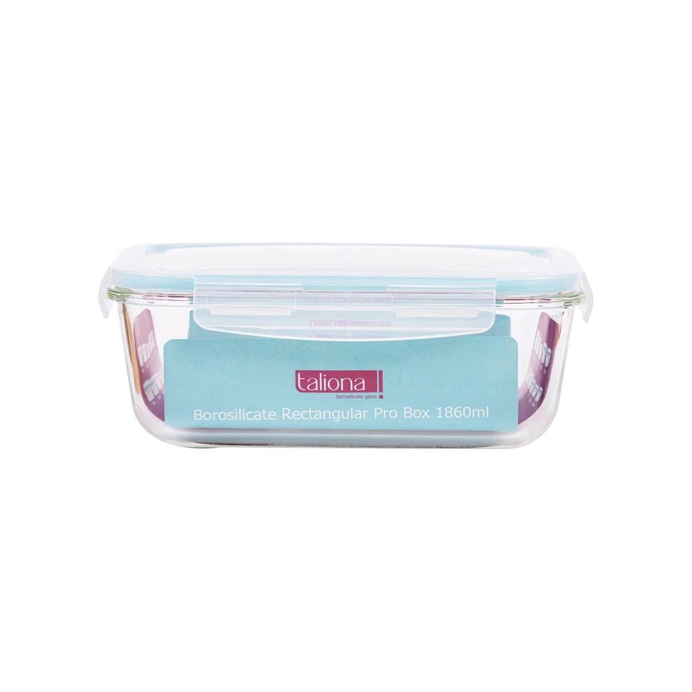 Taliona Boro Pro Borosilicate Glass Borosilicate Rectangular Storage Box 186 cl - TL2213356