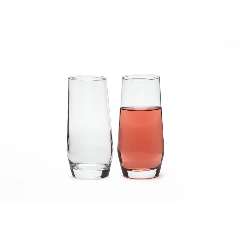 Taliona Lilly 6-Piece Clear Glass Highball Tumbler Set 33 cl - C6913871 - Image 2