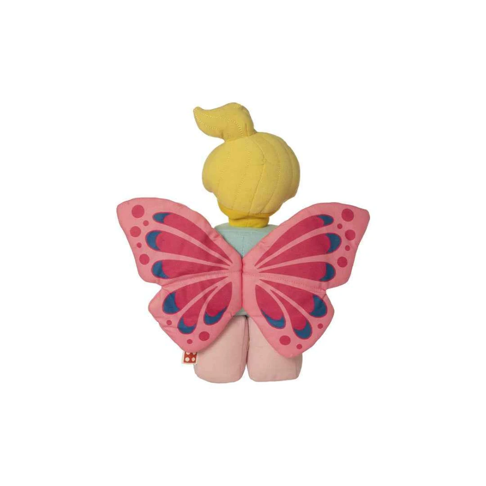 Manhattan Toys LEGO Butterfly Girl Plush Character Toy, Soft Collectible Fantasy Doll for Kids, Cute Room Decor, Gift for Boys & Girls, Stuffed Figure, Multicolour - 335520LL - Image 4