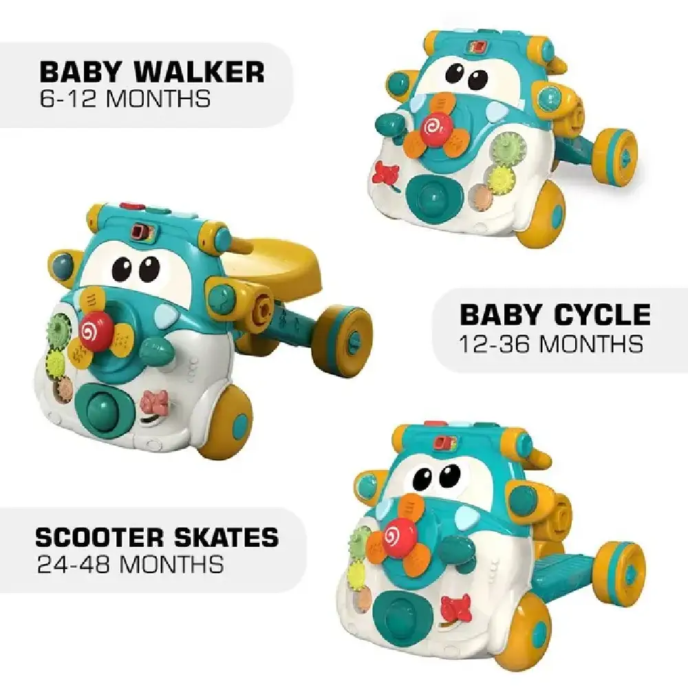 Teknum TK_3in1WA_GR 3 IN 1 Baby Walker Green - Image 2