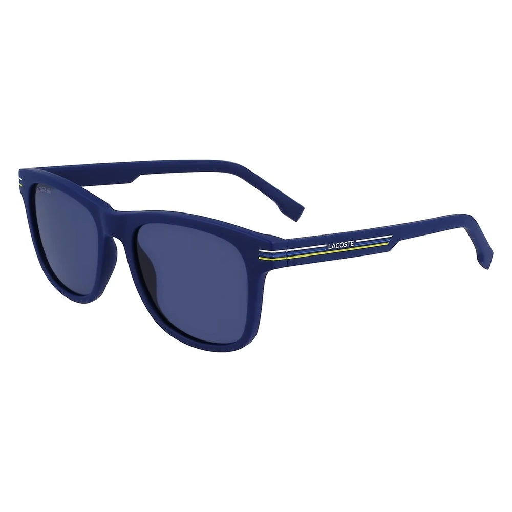 Lacoste Mens Modified Rectangle Sunglasses, Blue Lenses, Full Frame - L995SN.401