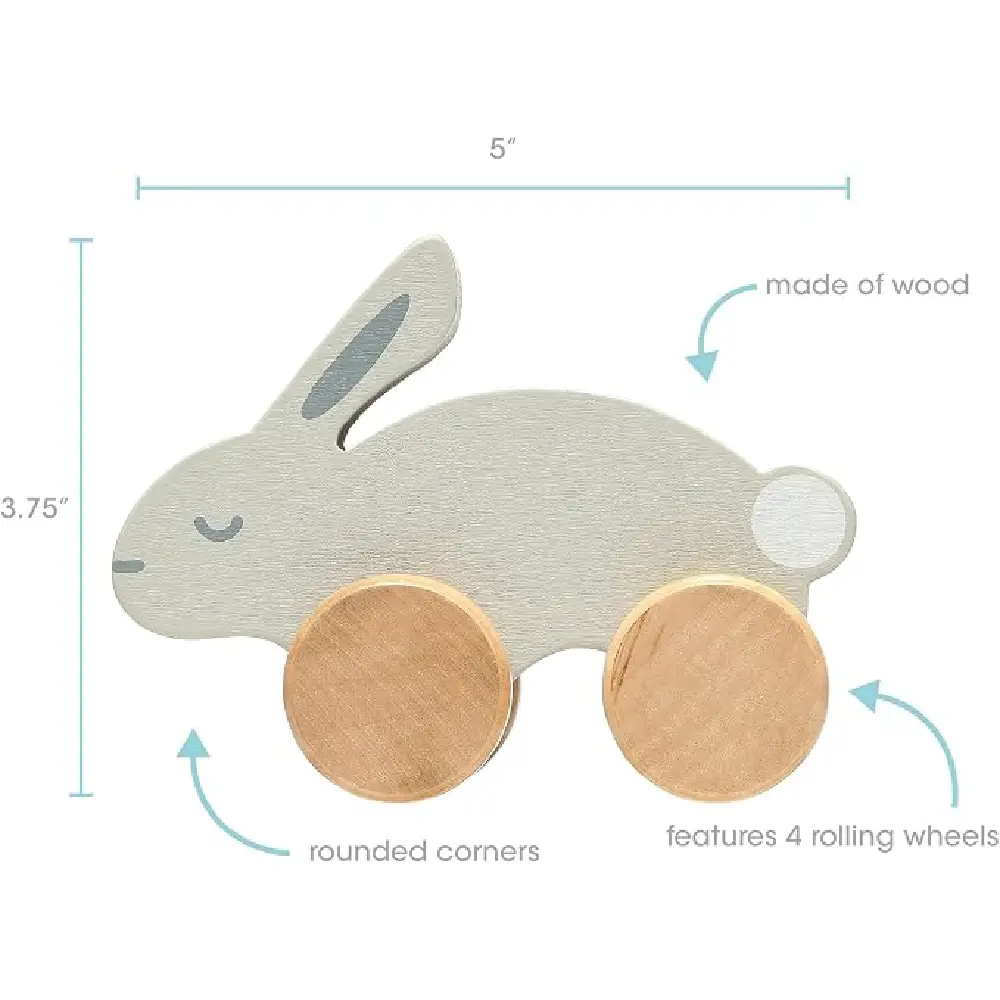 Pearhead Wooden Toy Bunny - PH87120 - Image 4