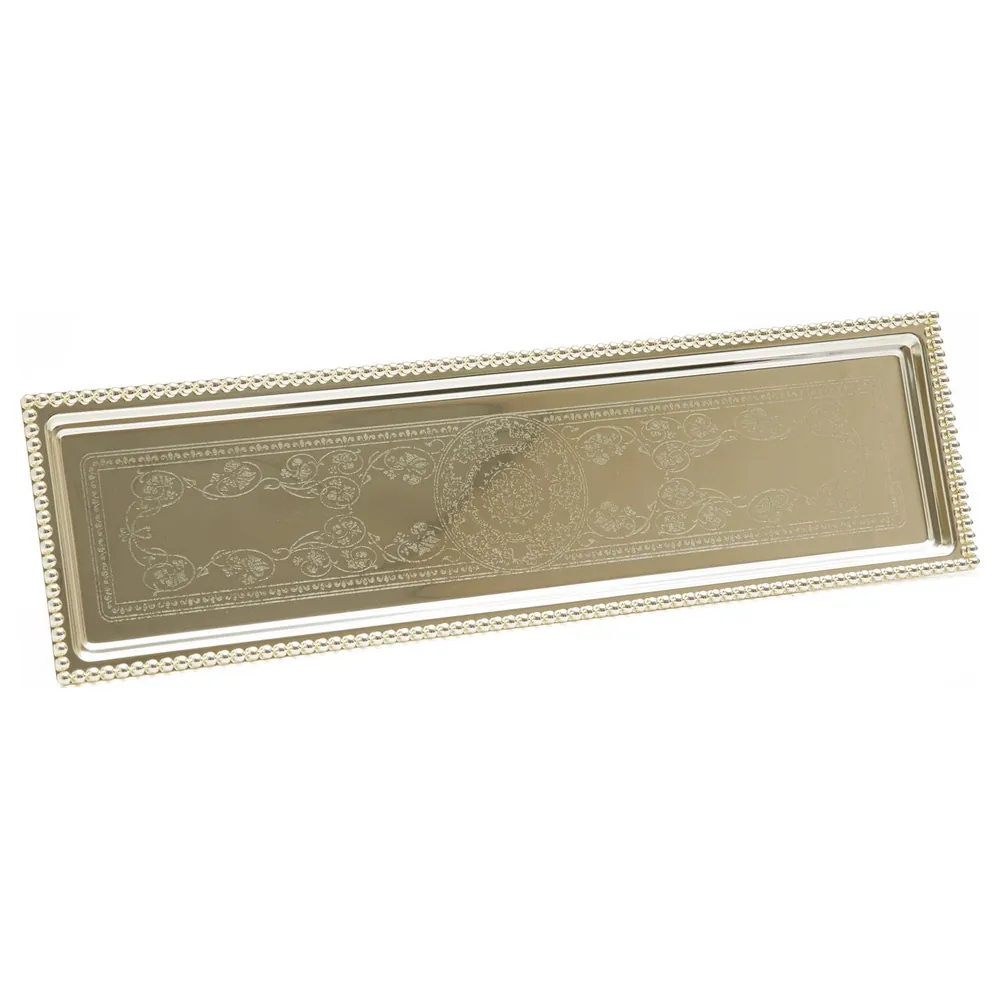 Zolten Silver Plated Rectangular Serving Tray, 80 cm - ZL2013909 - Image 3
