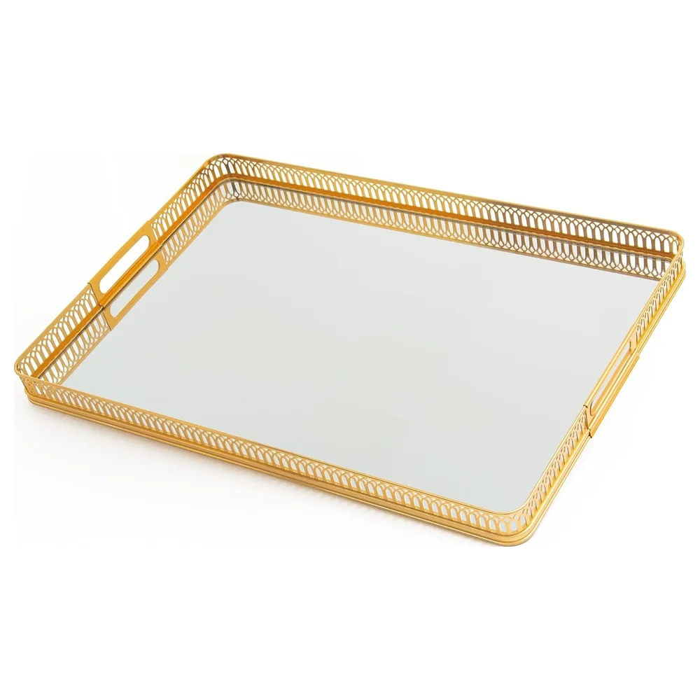 Zolten Silver Plated Rectangular Serving Tray, 40 cm - ZL2013867 - Image 3