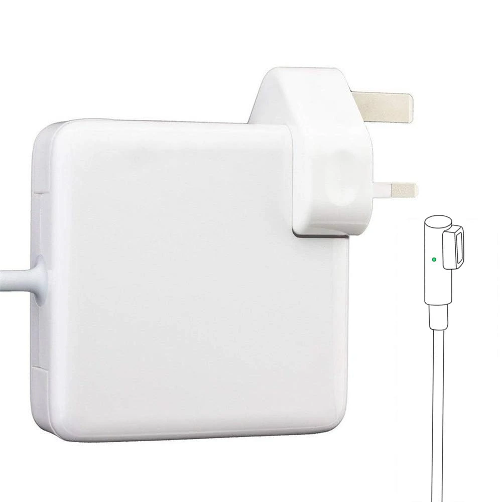 eWINNER 60W Replacement AC Power Adapter Charger with L-Tip for MacBook 13in and MacBook Pro 2009-mid 2012, 16.5V-3.65A, White - 2724310905012 - Image 2