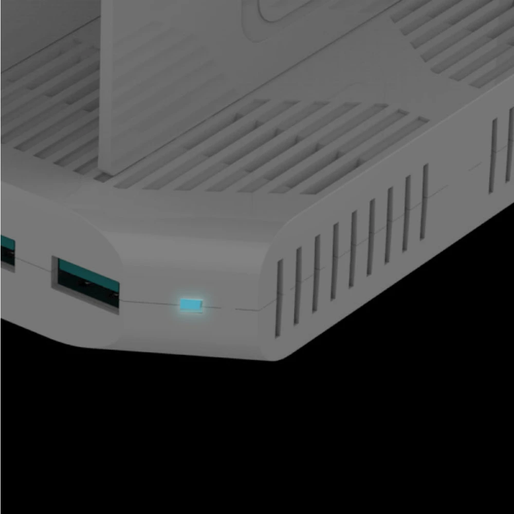 Unitek 10 Port USB Charging Station 96W, 2 x Quick Charge 3.0, 8 x USB-A 2.4A, Adjustable Separators, LED Indicator, Multi-Protection, White - Y-2190A-WH - Image 8