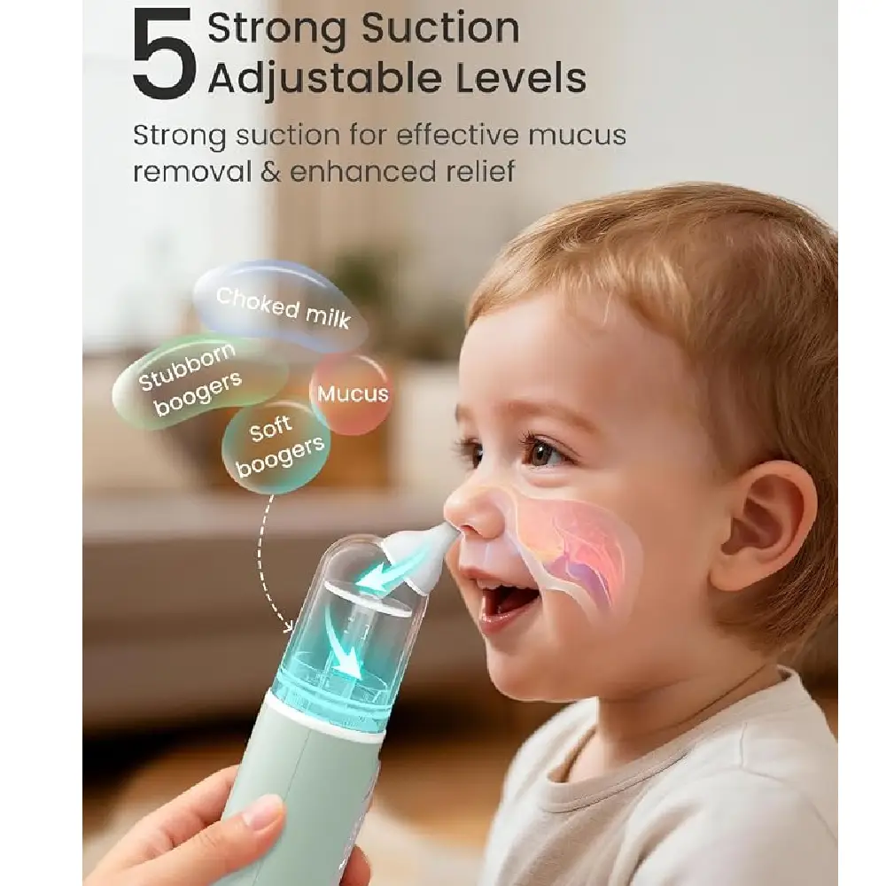 Grownsy Electric Baby Nasal Aspirator - GRWBC024 - Image 2