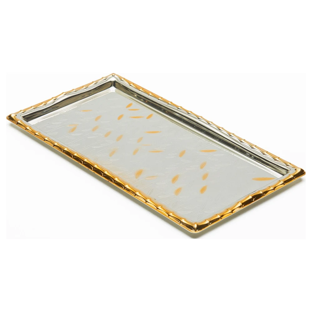 Zolten Silver Plated Rectangular Serving Tray, 32 cm - ZL2013955 - Image 2