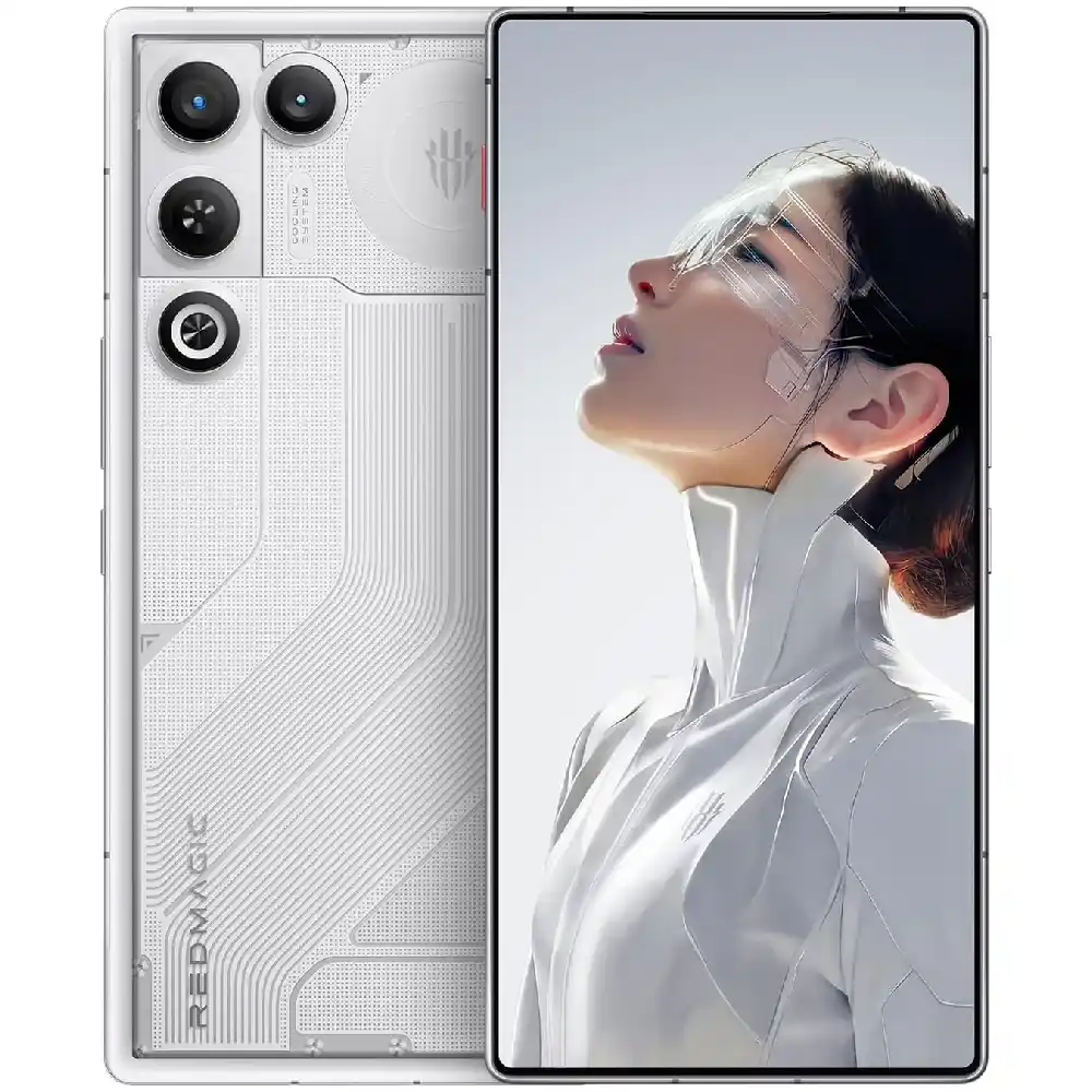 REDMAGIC 11 Air Dual SIM 5G - 6.85-Inch OLED 144Hz, Snapdragon 8 Elite, 16GB, 512GB, 7000mAh Battery, Prism White - Middle East Version