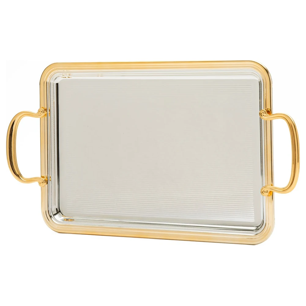 Zolten Silver Plated Rectangular Serving Tray, 50 cm - ZL2013913 - Image 3