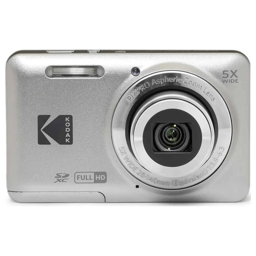 KODAK PIXPRO FZ55 Friendly Zoom Digital Camera, 16MP CMOS Sensor, 5x Optical Zoom, 28mm Wide Angle Lens, 1080p Full HD Video, 2.7 Inch LCD, Grey - FZ55-GR - Image 2