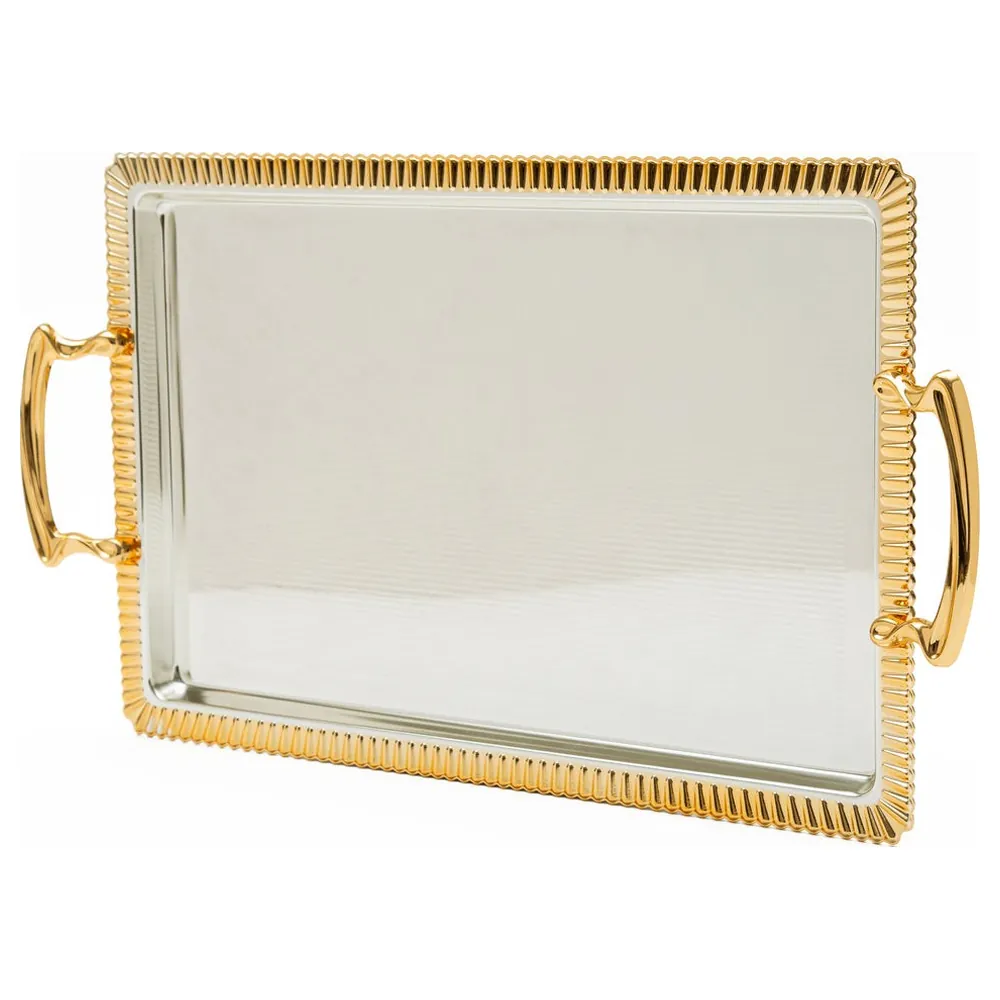 Zolten Silver Plated Rectangular Serving Tray, 50 cm - ZL2013919 - Image 3