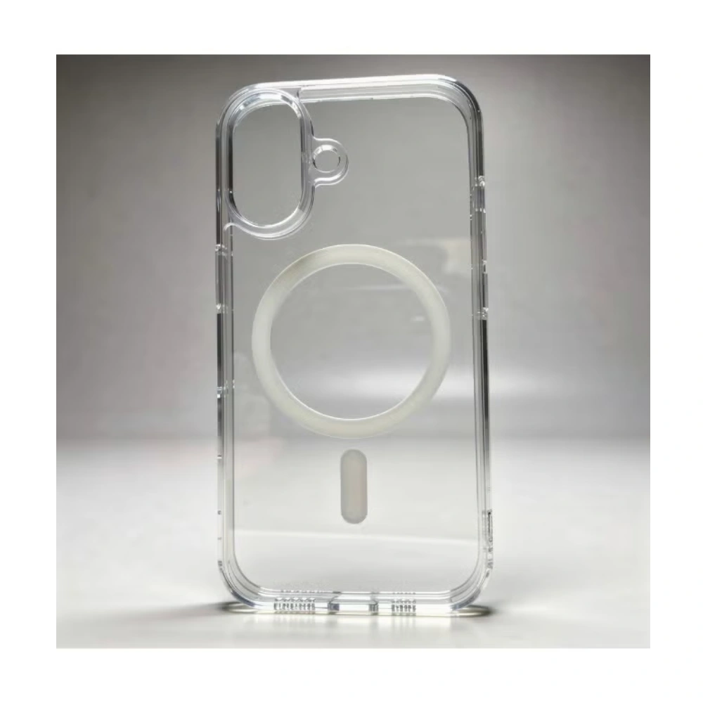 MYX Pro Protective Case for iPhone 17, 360 Degree Full Body Protection, PC & Metal Construction, Raised Edges, Transparent - IPHONE 17 - Image 2
