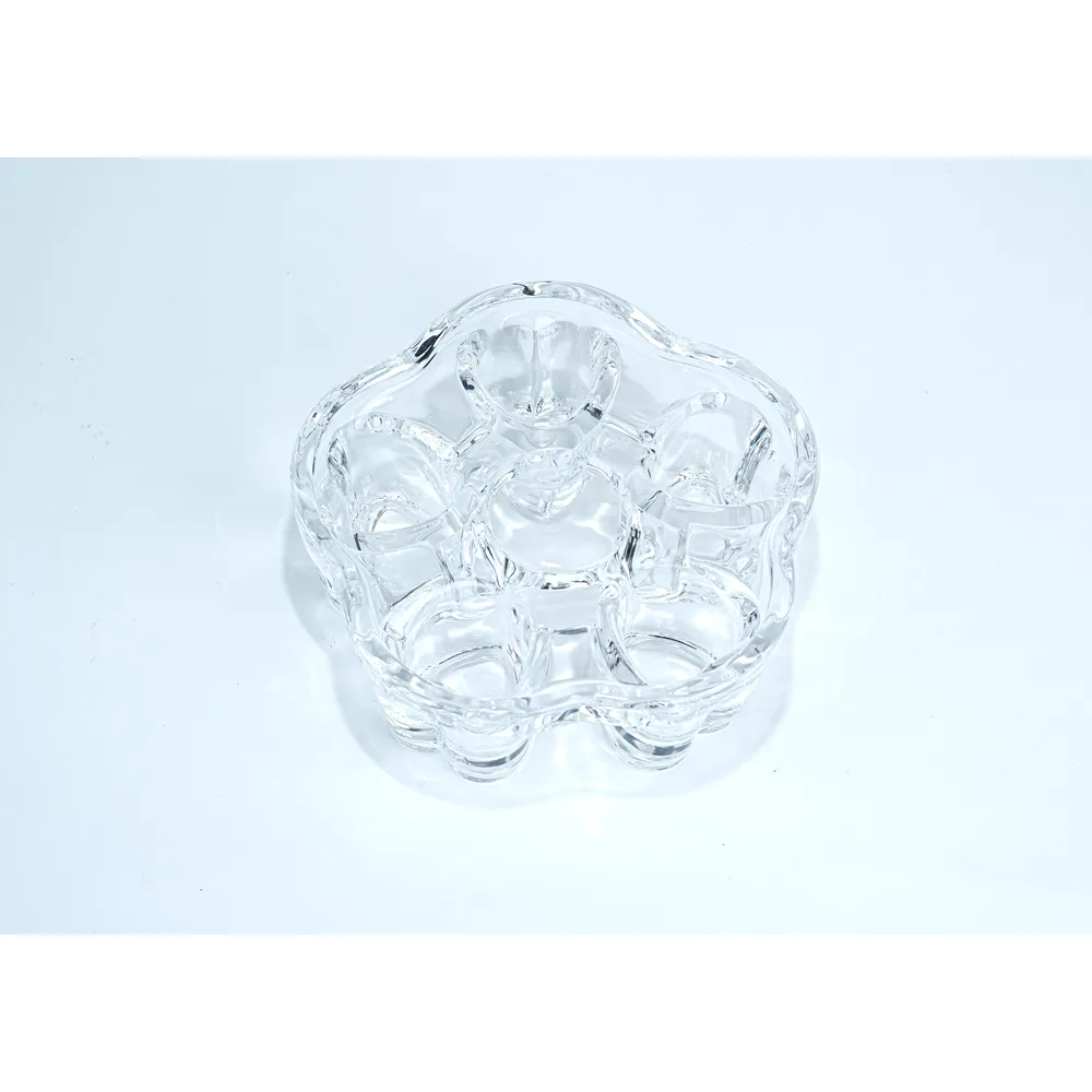 Taliona Round Heart Shaped Borosilicate Glass Warmer, Heart-Shaped Body Openings - TL2213840 - Image 5