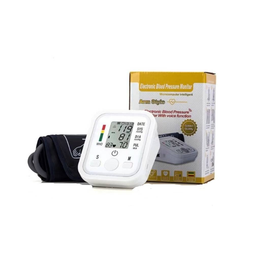 Automatic Upper Arm Blood Pressure Monitor With LCD Digital Display | Arm Blood Pressure Monitor