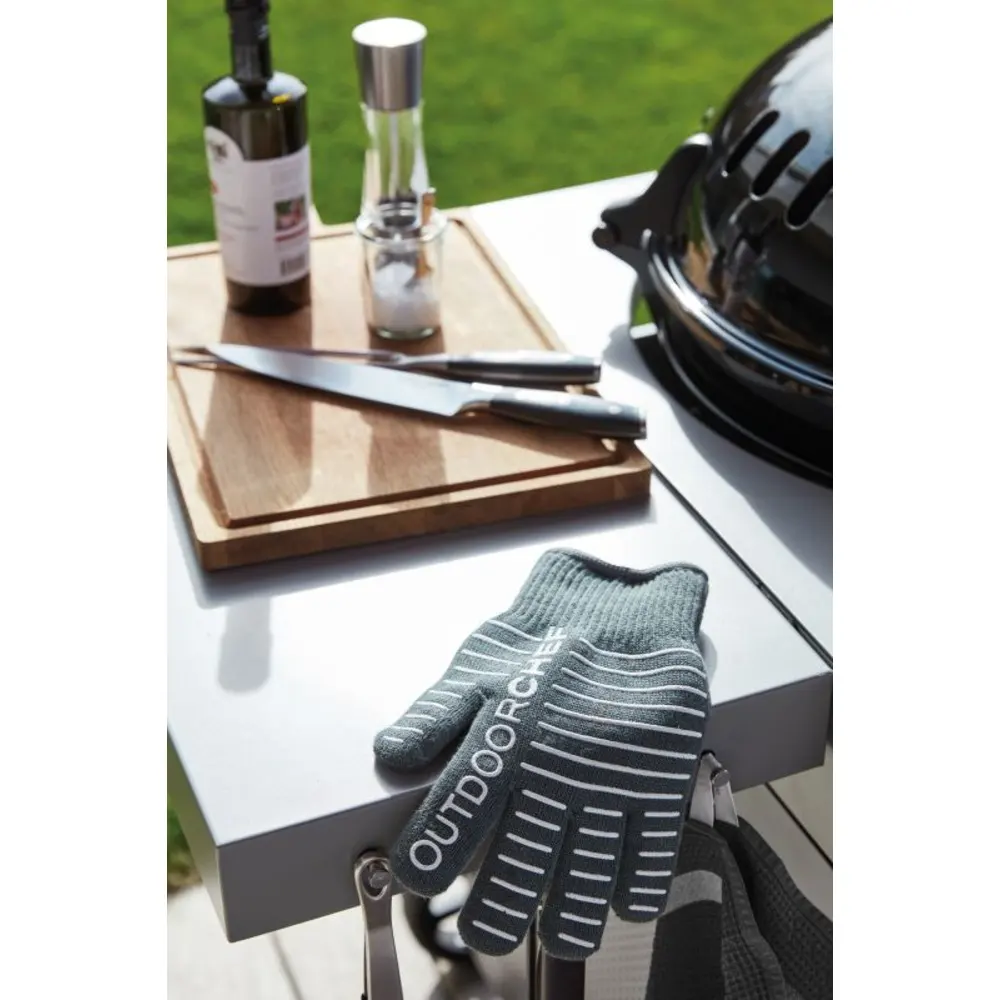 Outdoorchef Carving Set Premium, 20 cm X50CrMoV15 Carving Knife and Fork, Pakka Wood Handles, For Roasts and BBQ Meat - 14.491.42 - Image 3