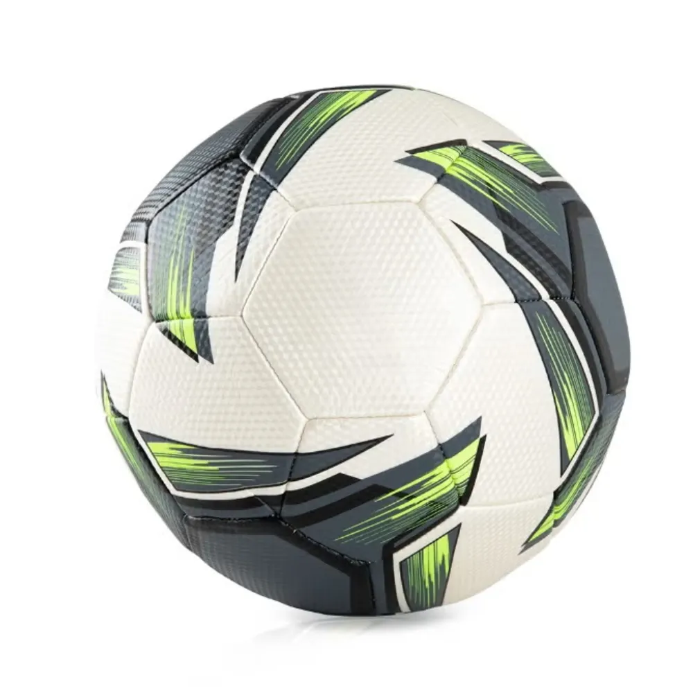 Eazy Kids Football Durable Tpu Soccer Ball For Kids Neon Green Size 5 - EZ_FTBLL_GR