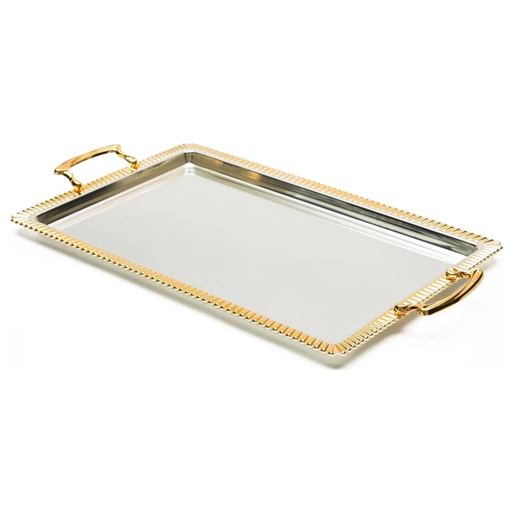 Zolten Silver Plated Rectangular Serving Tray, 42.5 cm - ZL2013920 - Image 2