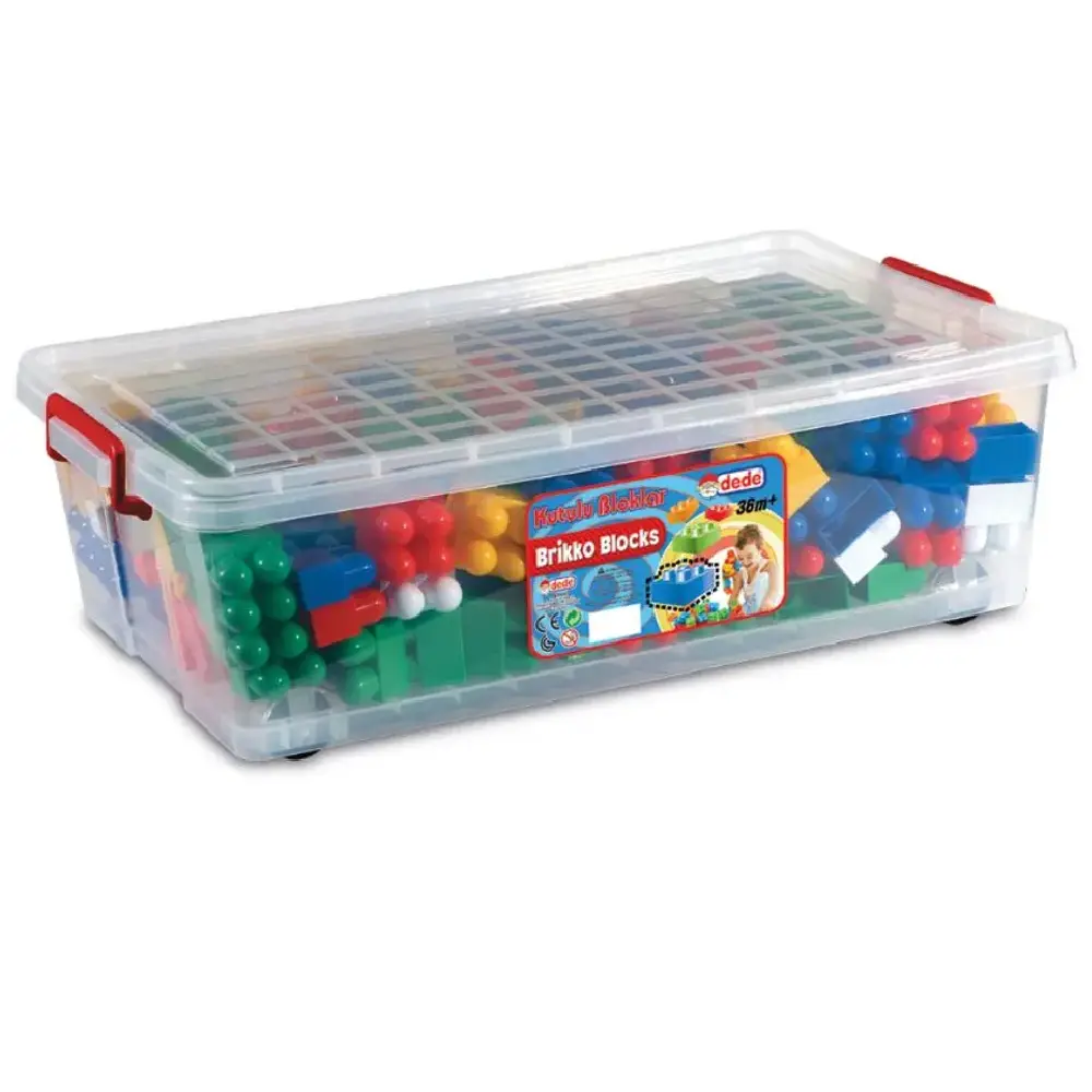 Dede Brio Building Blocks with Storage Case Plastic 240 Pieces - DD01329