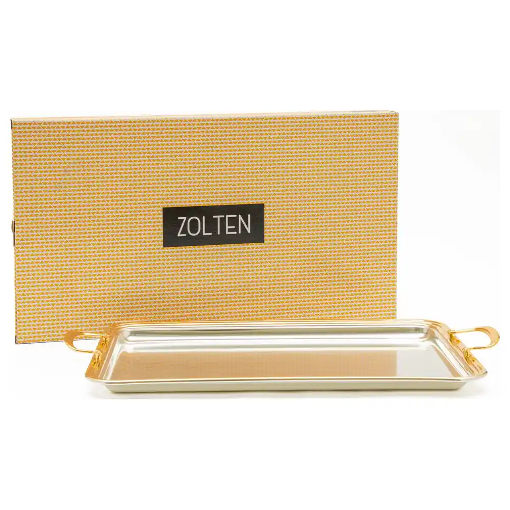 Zolten Silver Plated Rectangular Serving Tray, 34.5 cm - ZL2013917 - Image 4