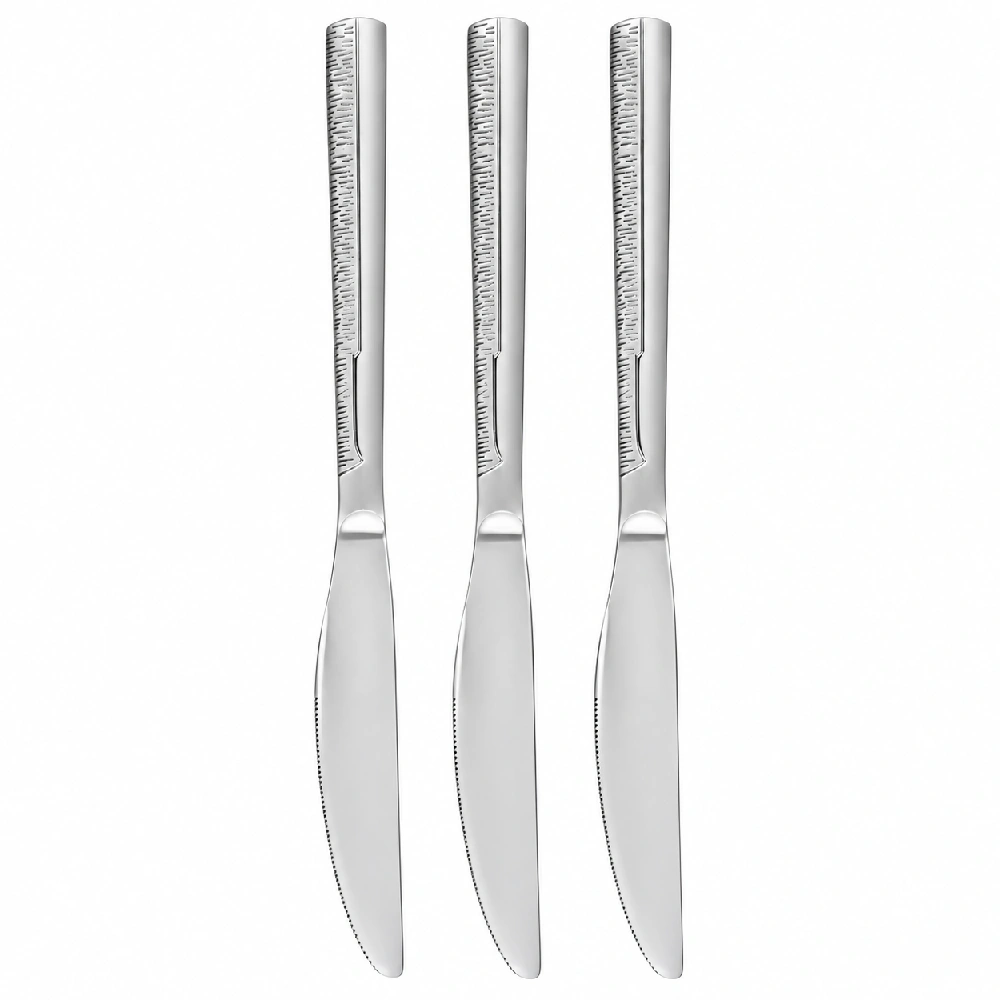 Fissman Dinner Knife Flor Series Stainless Steel 3-Piece 22.5cm - 3051
