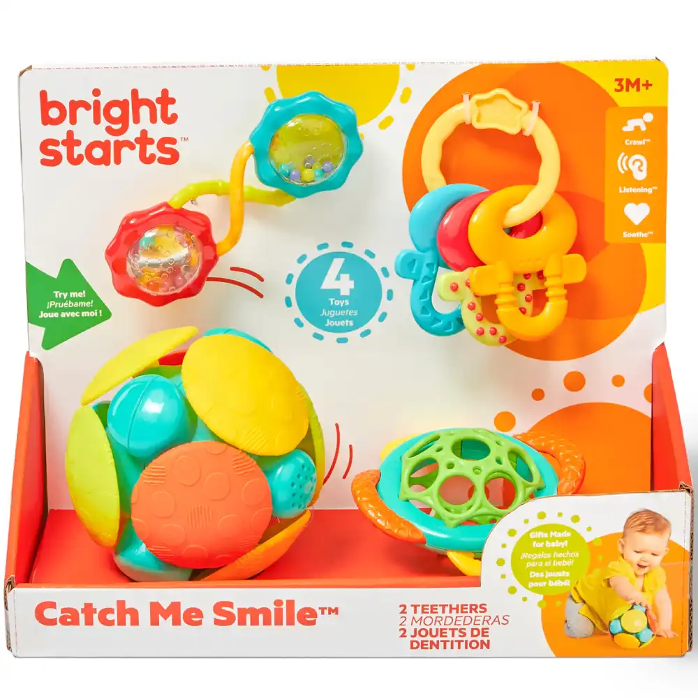 Bright Starts Catch Me Smile Gift Set - Multicolor 3-36 Months - 12921