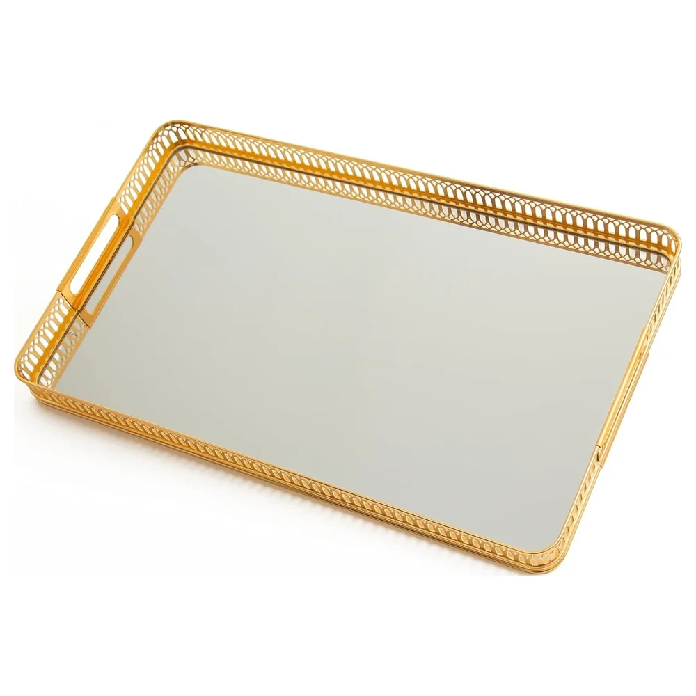 Zolten Silver Plated Rectangular Serving Tray, 49.5 cm - ZL2013866 - Image 2